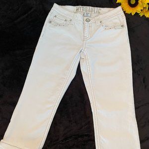 Hydraulic Jeans (Bailey Capris) - White - Size 9/10